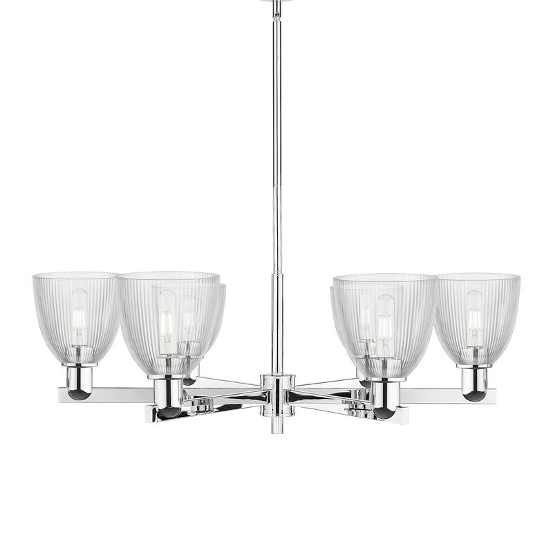 Innovations Lighting 716-6CR-11-36 Castile Chandelier Castile 6 Light - Polished Chrome / Clear