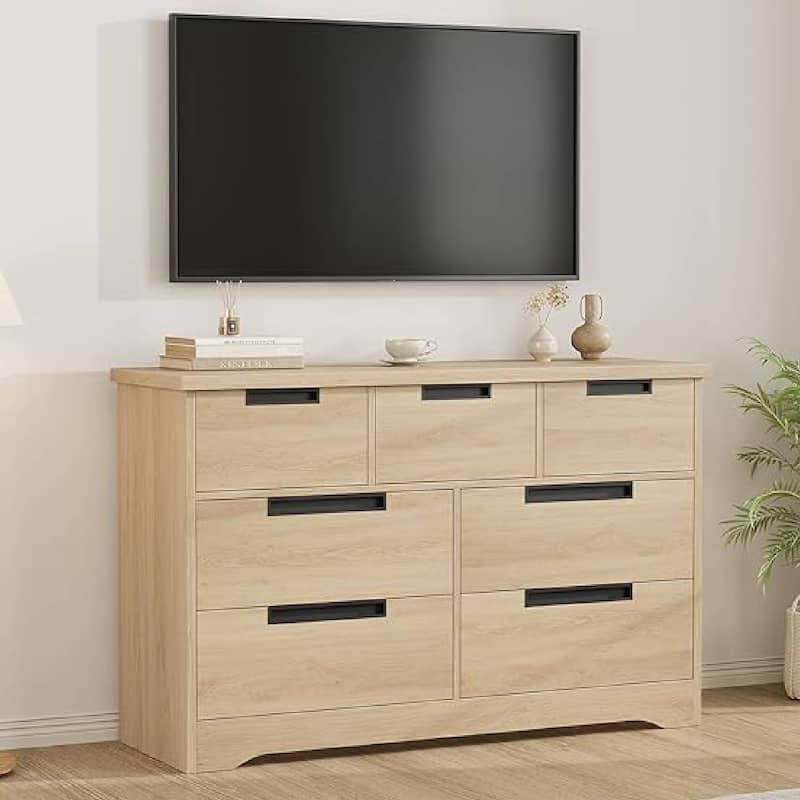 7 Drawer Dresser for Bedroom, Living Room, Nursery