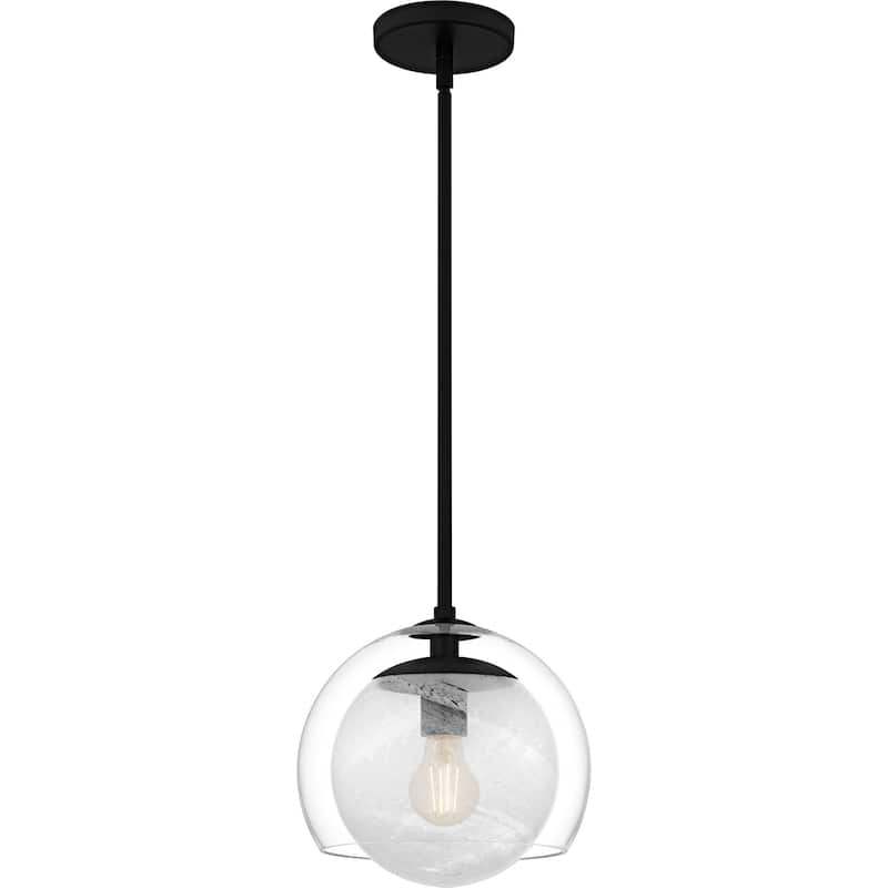 Eslinger 1-Light Matte Black Mini Pendant