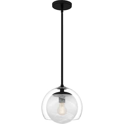 Eslinger 1-Light Matte Black Mini Pendant