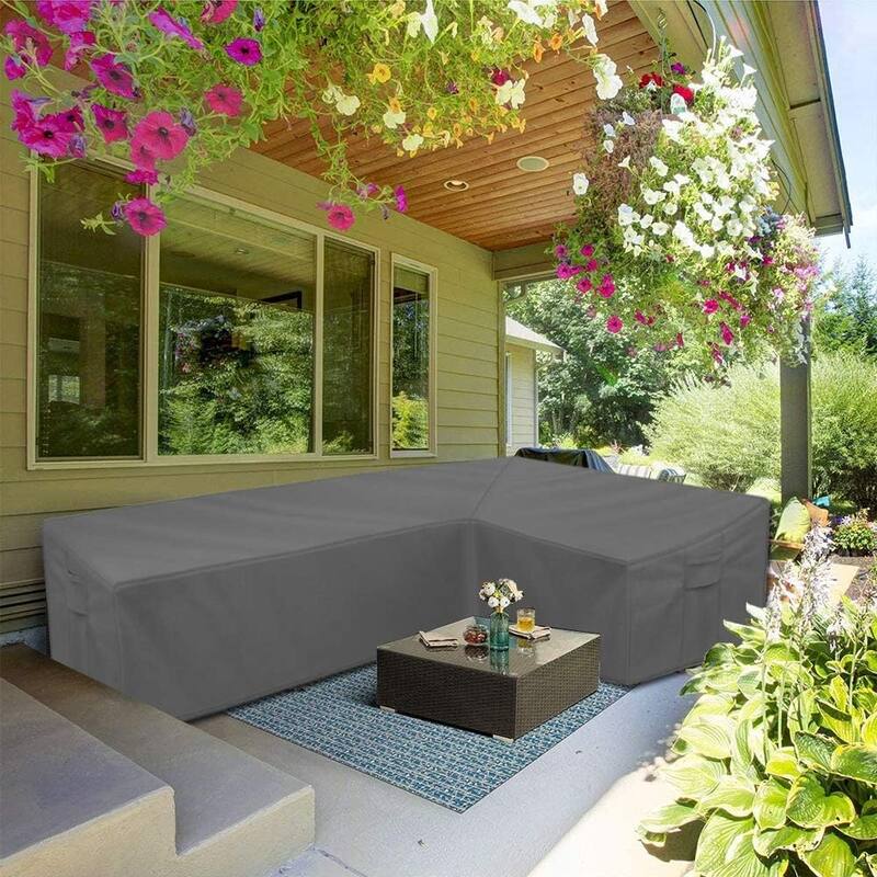 Patio Sectional Sofa Cover Heavy Duty Waterproof