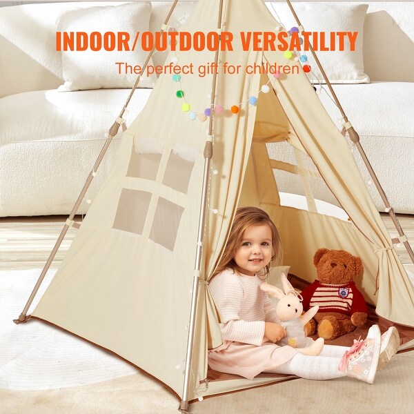 Kids Play Tent for Indoor and Outdoor, Yurt Tent for Boys