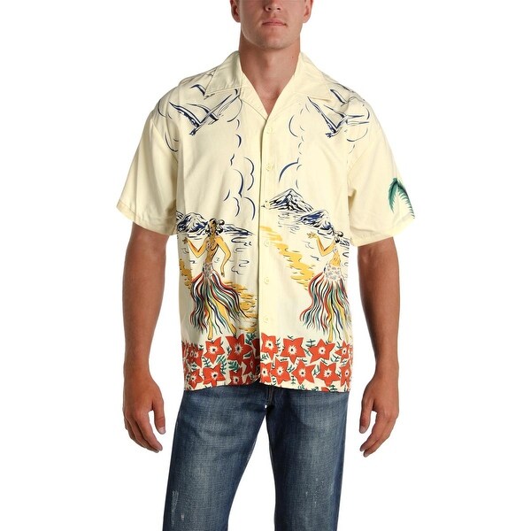 graphic collared shirts