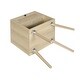 preview thumbnail 12 of 28, Rattan Nightstand Bedside Table with Rattan Drawers