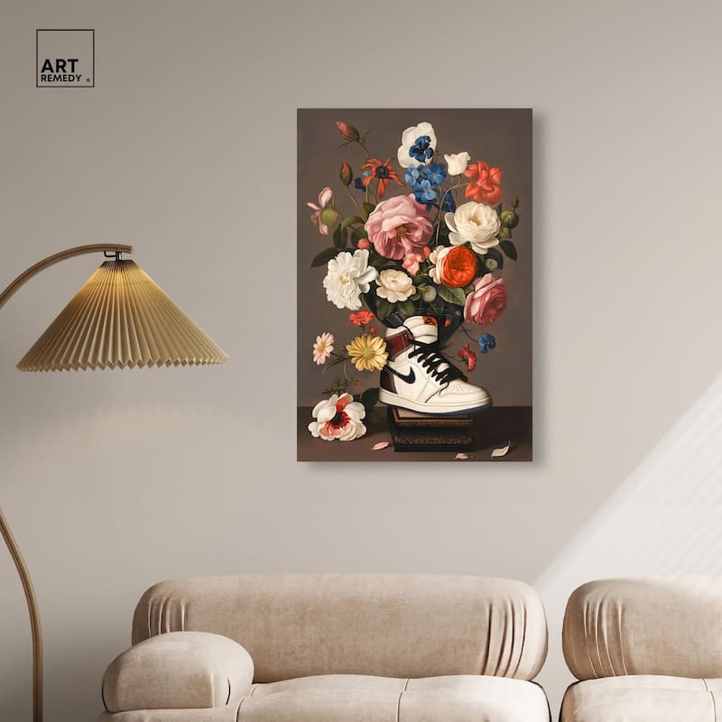 Sneaker Bouquet I Canvas by Art Remedy, Gallery Wrapped