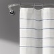 preview thumbnail 10 of 15, Lush Decor Ombre Stripe Yarn Dyed Cotton Shower Curtain