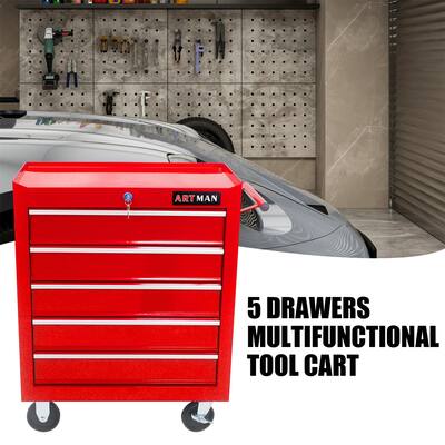 5 Drawers Multifunctional Tool Cart