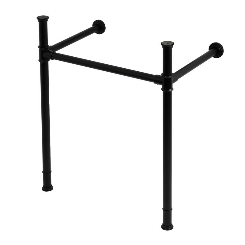 Kingston Brass Imperial Stainless Steel Console Sink Legs - Matte Black