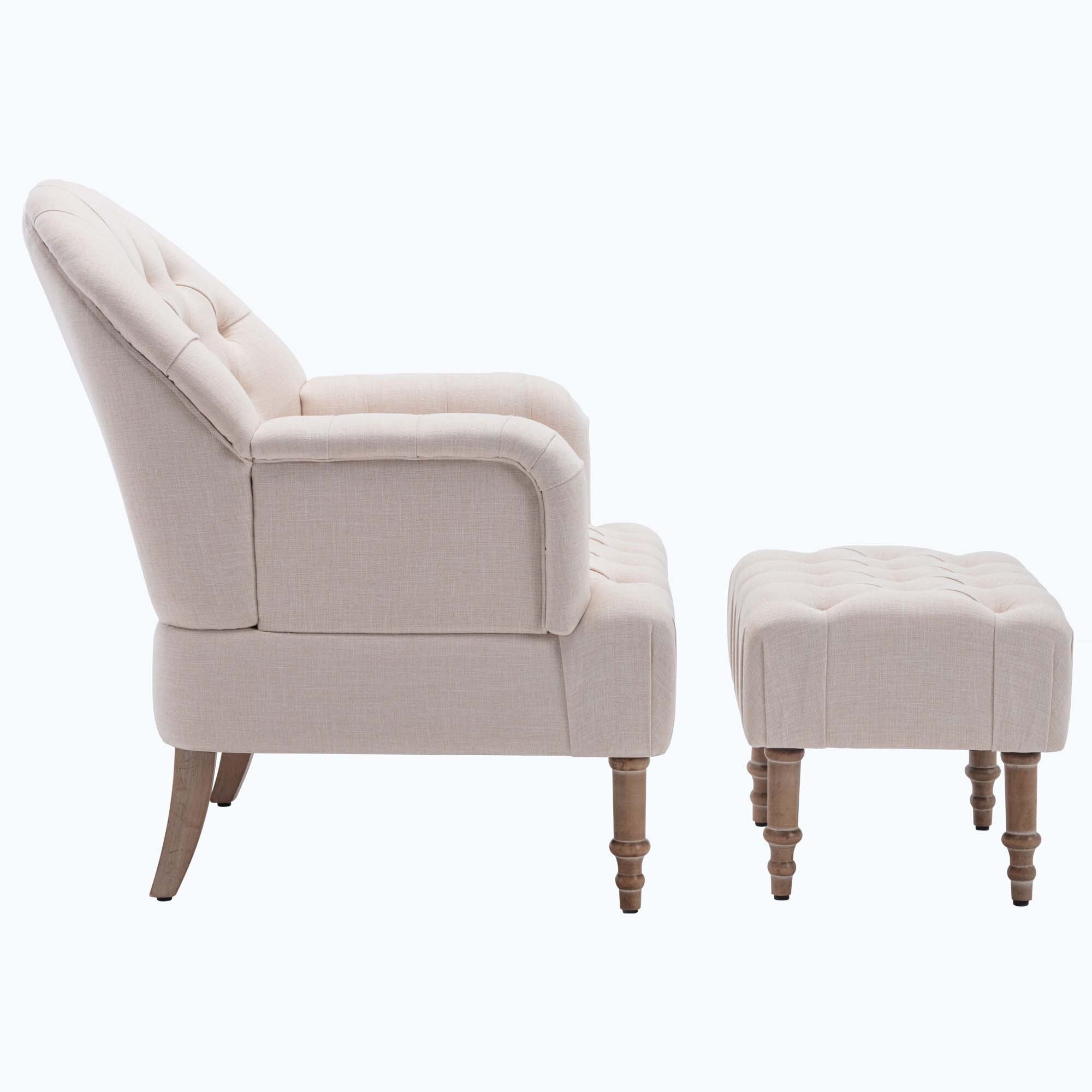 Buckingham tufted accent clearance chair