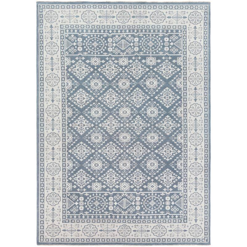 Hand-Knotted Orford Wool Area Rug