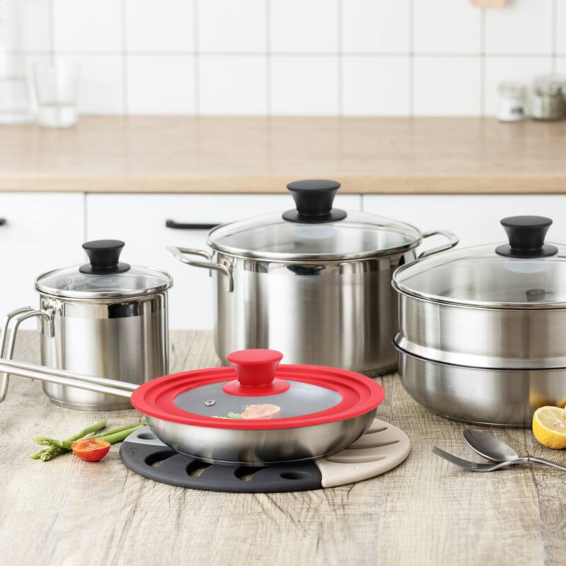 1 Pcs Universal Lid for Pot Pans Cookware