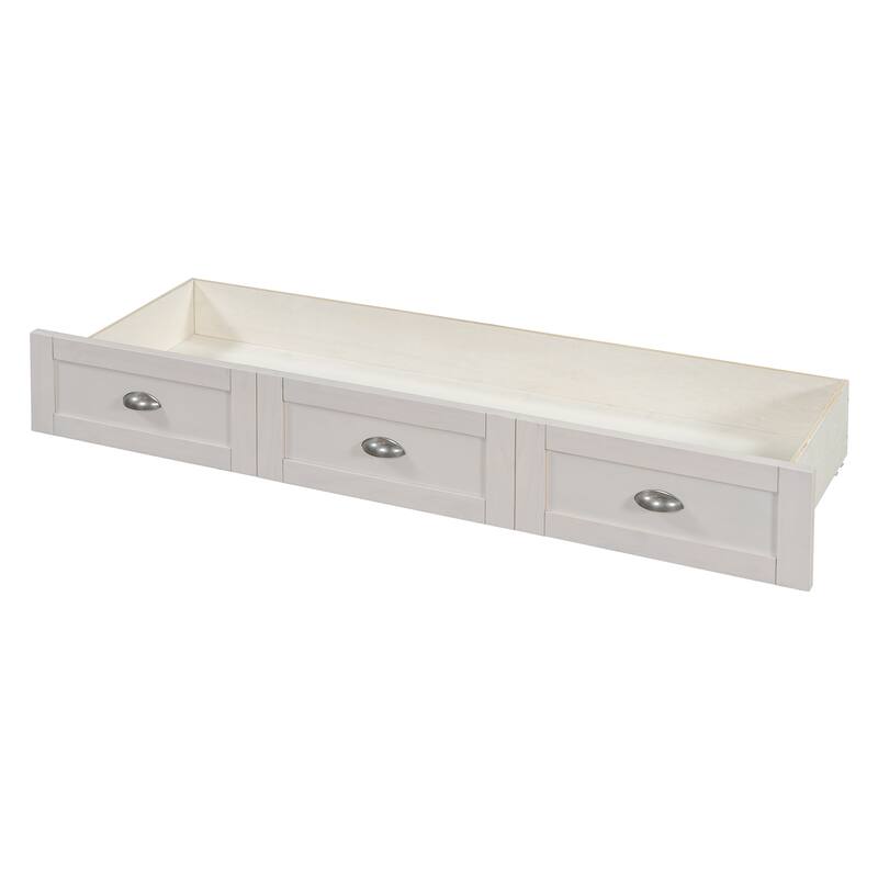 Modern Style Murphy Bed with Large Versatile Storage Drawers for Bedroom
