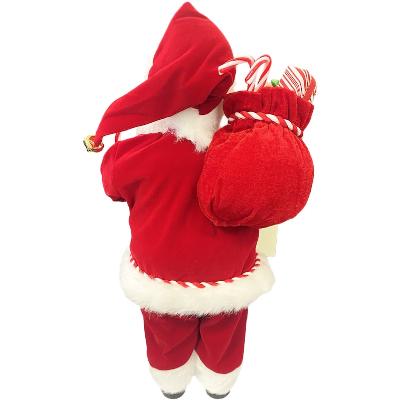 15" Santa Loves Candy Canes