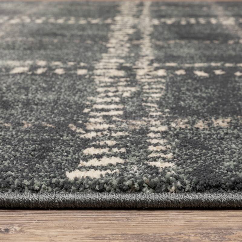Style Haven Celestia Vintage Plaid Area Rug