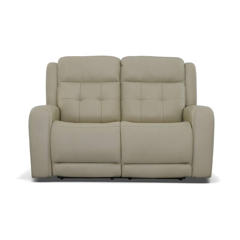 Grant 63" Premium Leather Reclining Loveseat by Flexsteel