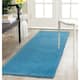 SAFAVIEH Handmade Himalaya Kaley Modern Wool Rug - 2'3" x 8' Runner - Blue