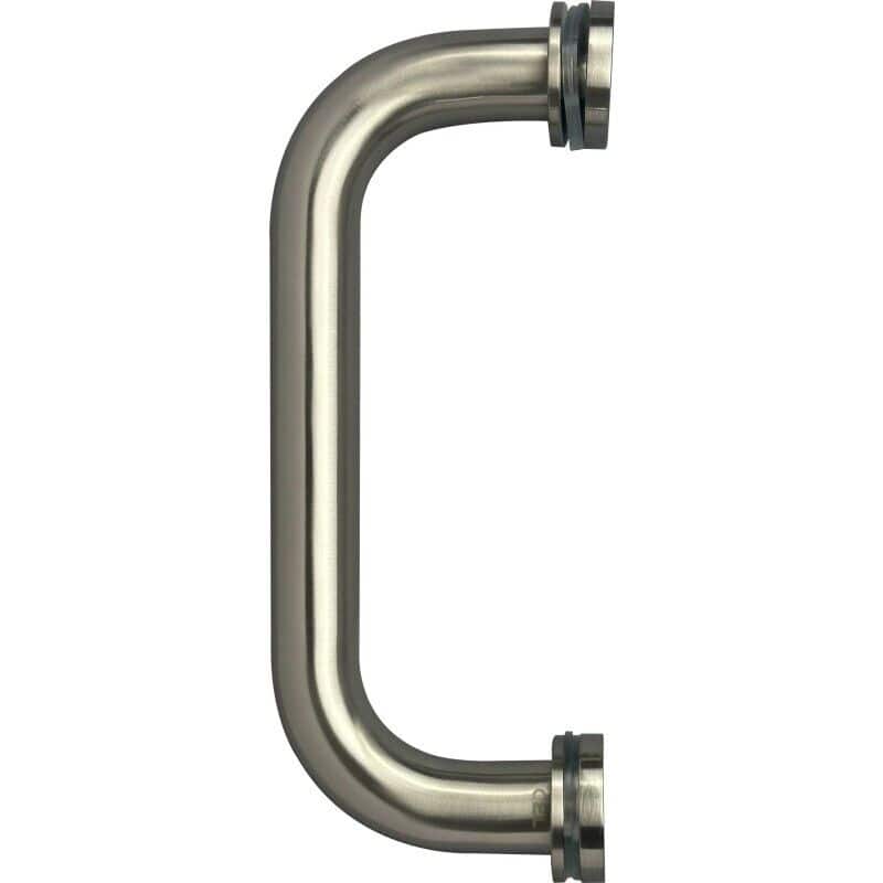 CEL 8" Tubular Stainless Steel Singled-Sided Pull Handle - Brushed Nickel