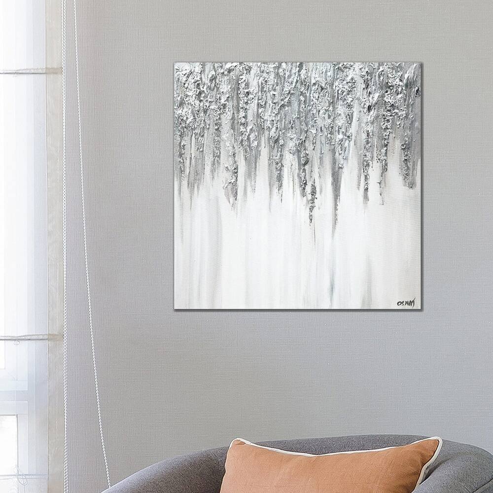 iCanvas "Silver Drops Of Jupiter" by Osnat Tzadok Canvas Print