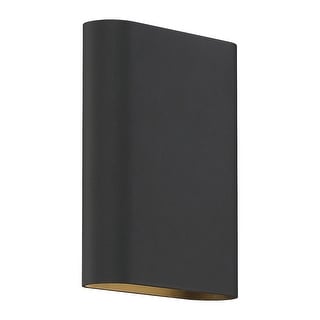 Access Lighting Lux Bi-Directional 8" Wall Sconce - Black Finish- 120-277V