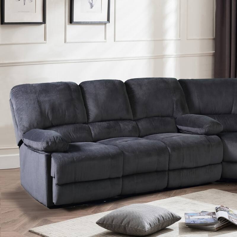 Kevin Transitional Polyester Sectional