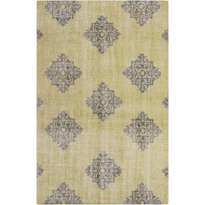 Crediton Hand-knotted Contemporary Wool Area Rug