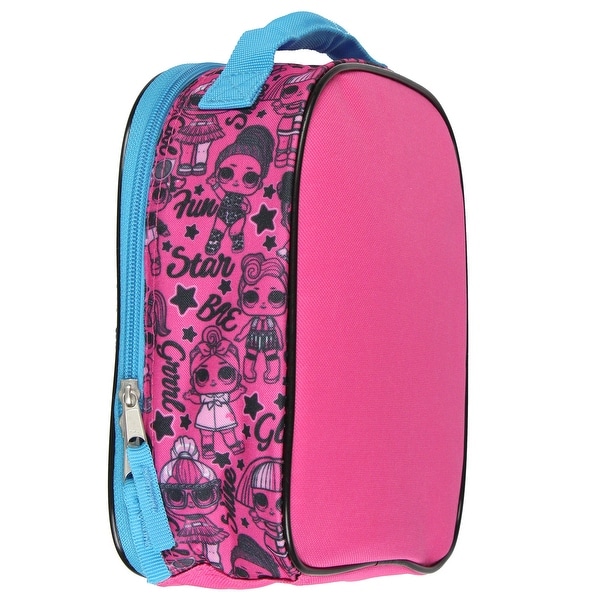 pink sequin lunch box