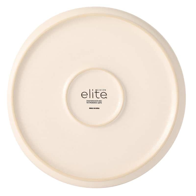 Gibson Elite Tahoe Sunset 12 Piece Stoneware Reactive Glaze (Service for 4) Ceramic Plates and Bowls Dinnerware Set