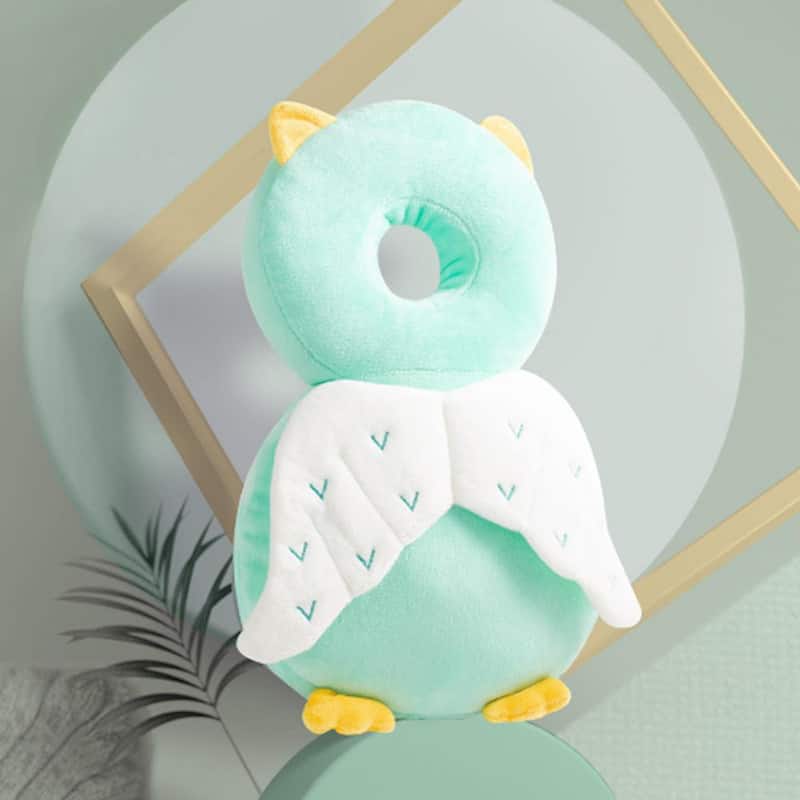 Toddler Baby Head Protection Cushion Cute Baby Walker Head Protector Toddler Adjustable Cartoon Back Protection Pillow