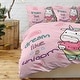 preview thumbnail 10 of 11, 3-Piece Unicorn Watermelon Duvet Cover Set for Queen Size Bedding