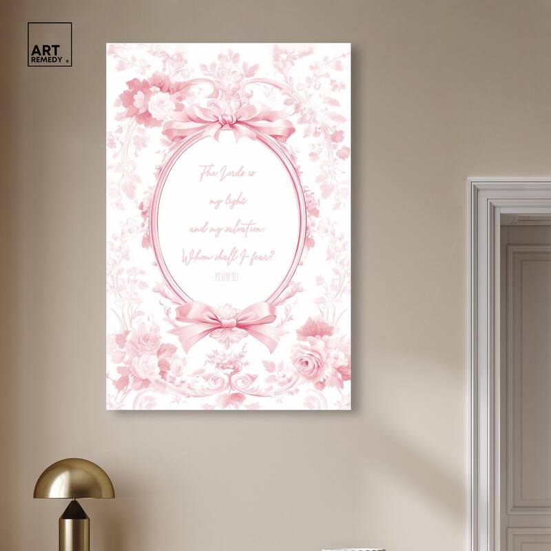 My Light Pink Canvas by Art Remedy, Gallery Wrapped