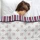 preview thumbnail 1 of 4, Sweet Jojo Designs Baseball Sports Boy Toddler Weighted Blanket 5lbs for Kids Red White & Blue Stripes for Base Ball Patch Coll.