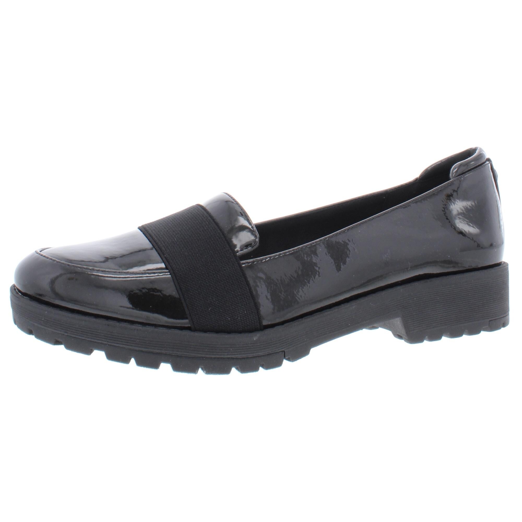 anne klein leather loafers