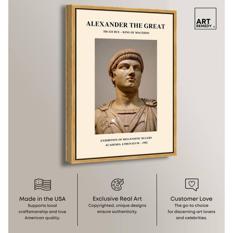 Alexander the Great Canvas by Art Remedy