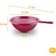 preview thumbnail 4 of 5, YBM Home 8.5 Inch Deep Plastic Colander With Long Handle for Pasta