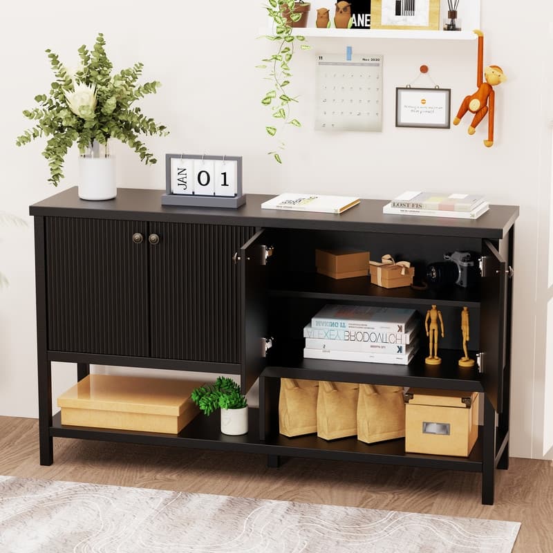 Morden Cabinet with Display for Kitchen and Living Room