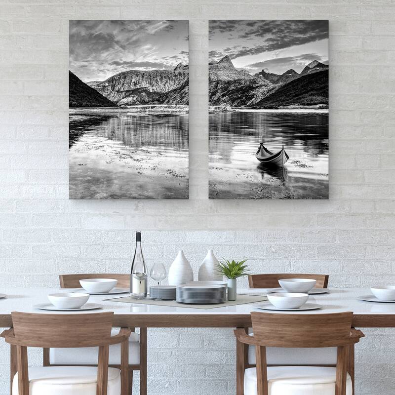 Norway 13 Part I & II by Maciej Duczynski Canvas Art Prints
