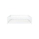 preview thumbnail 36 of 173, Toddler Floor Bed with Fence and Door, Montessori Platform Floorbed with Safety Guardrails for Children Boys Girls Kids Playroom
