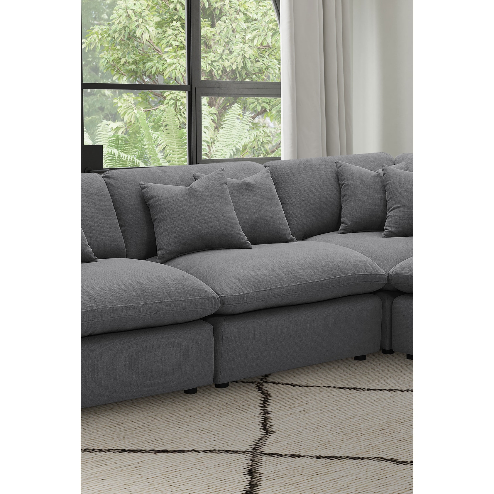 Hobson Upholstered Armless Chair