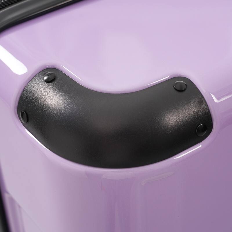 Luggage Set 3 Piece Glossy PC Suitcases with Spinner Wheels, Built-In TSA Lock and Foldable Duffel Bag, for Travel Men & Women