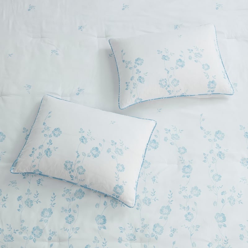Adeline 7 Piece Floral Comforter Set