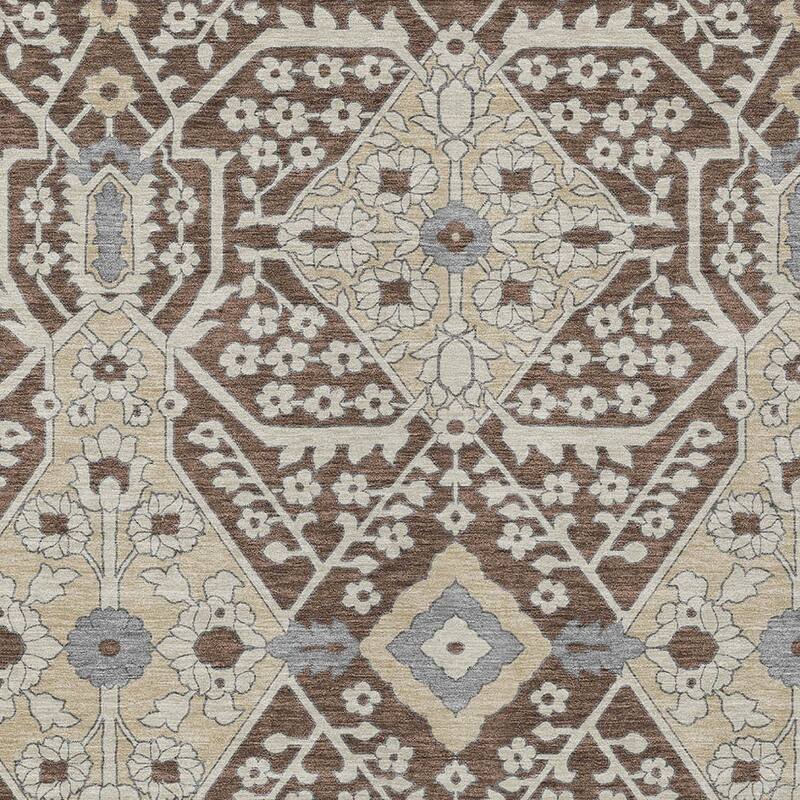 HomeRoots Floral Transitional Rectangle Outdoor Rug