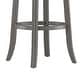 preview thumbnail 15 of 22, Hillsdale Santa Clara II Swivel Stool, Antique Gray