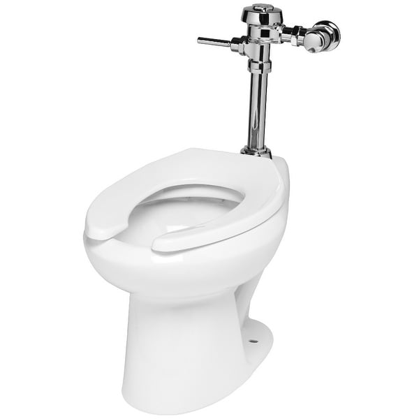 Shop Sloan WETS-2000.1001 1.28 One Piece Elongated Standard Height Toilet - White - Overstock ...