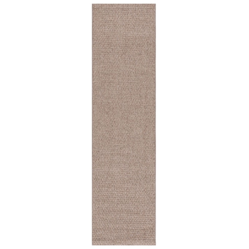 SAFAVIEH Sisal All-Weather Zhanat Transitional Indoor/Outdoor Rug - 2'2" x 8' Runner - Brown