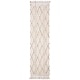 preview thumbnail 14 of 14, SAFAVIEH Handmade Casablanca Shag Birgitt Tribal Rug 2'3" x 8' Runner - Ivory/Grey - Runner