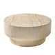 preview thumbnail 2 of 6, HULALA HOME Amagoya Modern 32"W Concrete Top Full Assembly Round Coffee Table