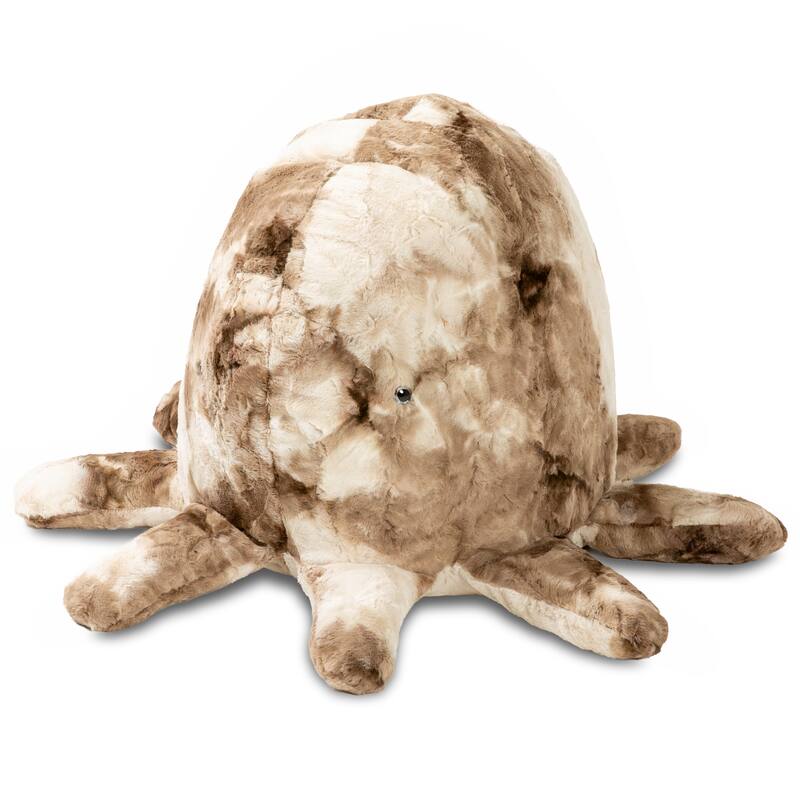 Raven-Symone Huggy the Octopus Sea Buddy Large Kids Stuffed Animal Bean Bag and Pouf