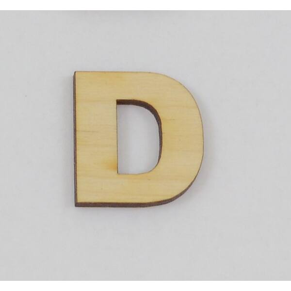 Shop 1 Pc 12 Inch X 1 8 Inch Thick Wood Letters D In The Arial