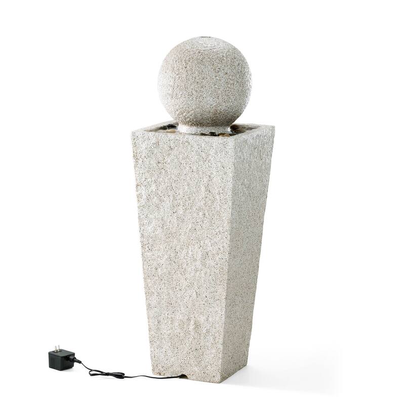 Demta Floating Sphere Oversized LED Fountain by Havenside Home