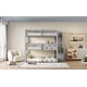 preview thumbnail 28 of 28, Triple Bunk Bed Twin Size Floor Bed with Storage Staircase